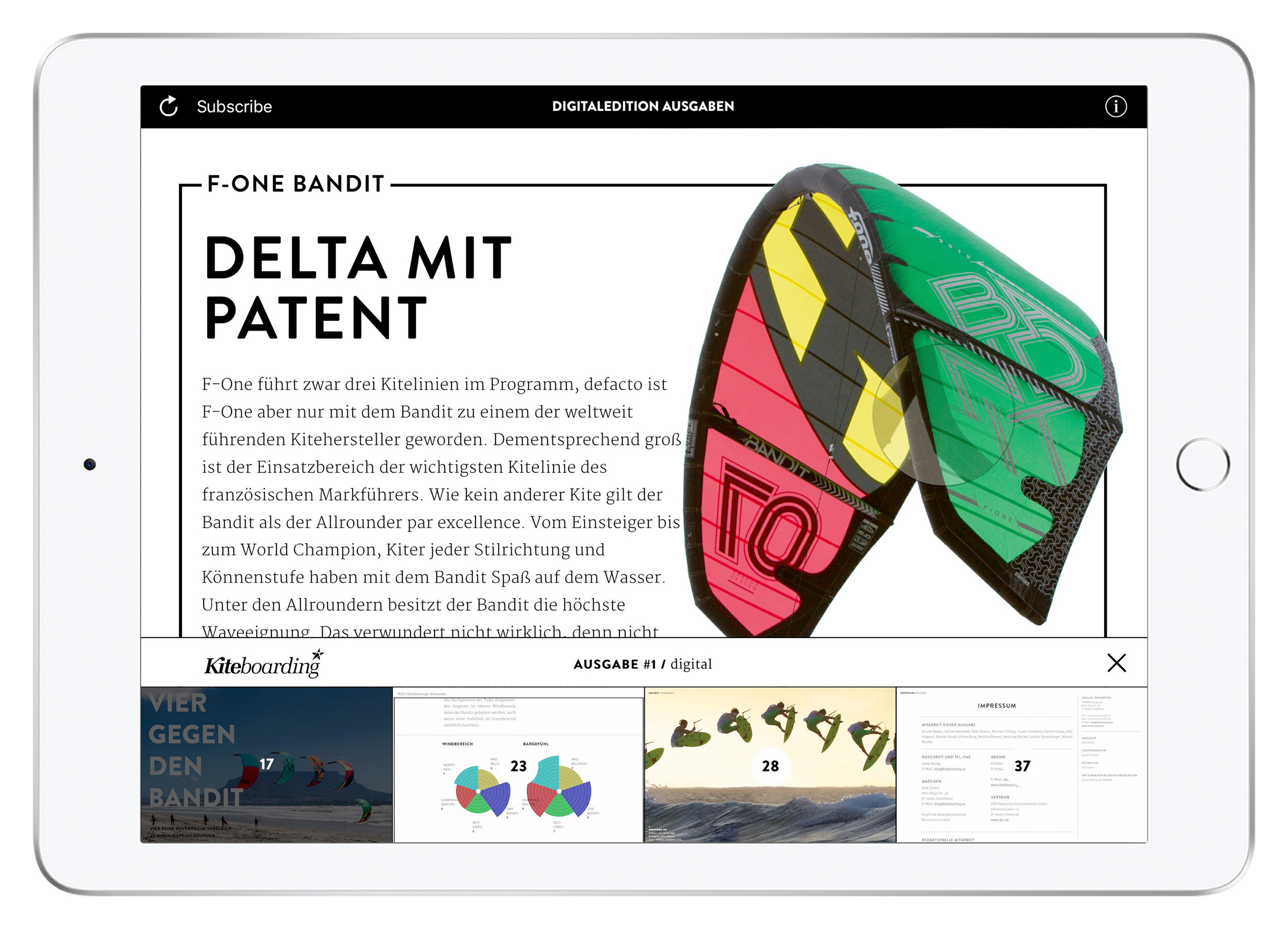 Das Menü wird generisch erzeugt