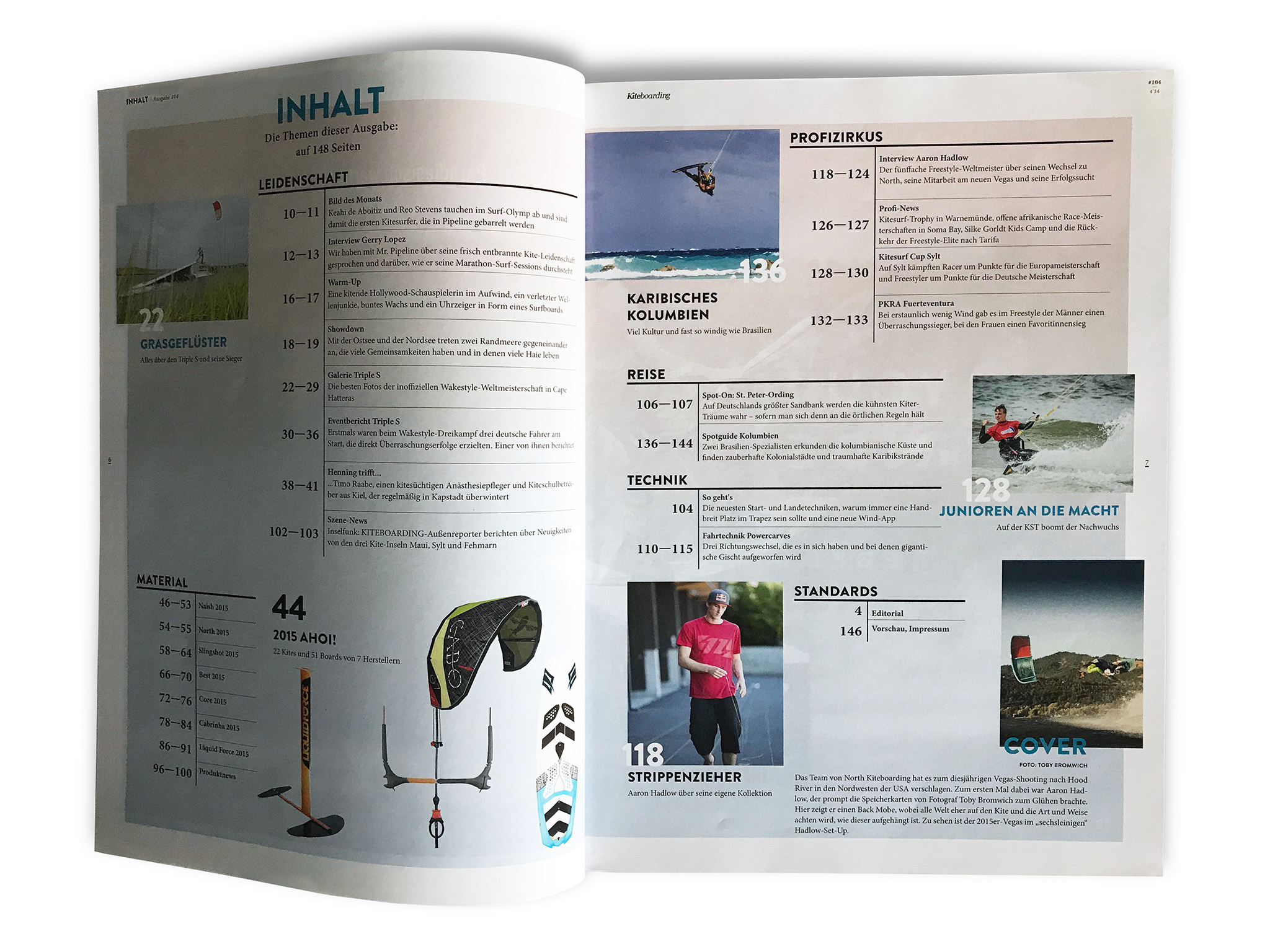 Das Grundgerüst im Satz bildete ein sehr engmaschiges 16er Raster mit viel Raum für Gestaltung